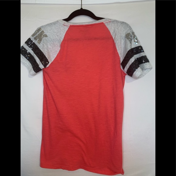 PINK Victoria’s Secret Raglan Logo jersey size L - Picture 2 of 7